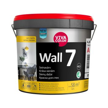 Seinavärv Vivacolor Wall 7 A 4,8L
